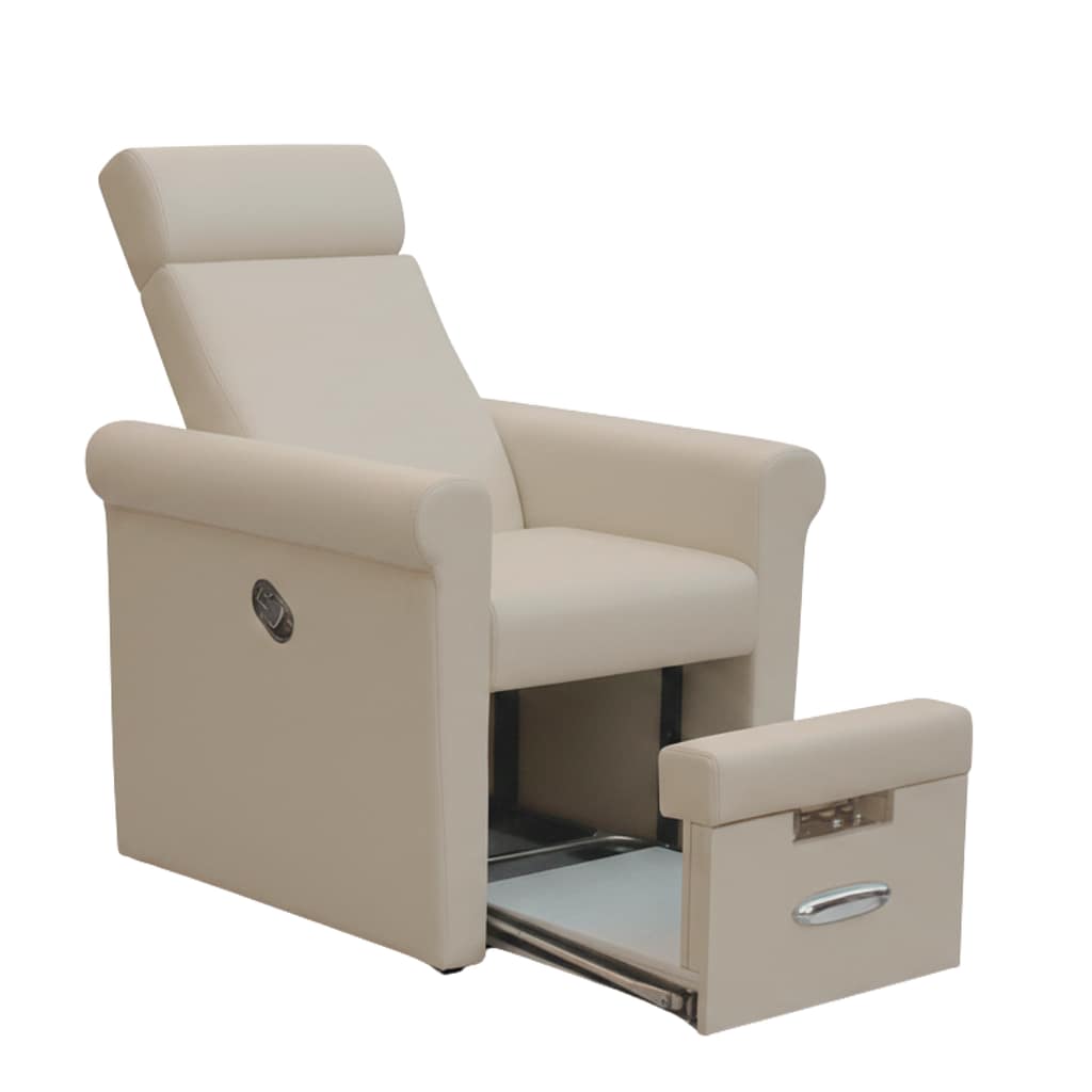 Alba dettagli poltrona pedicure salvaspazio
